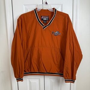 Captivating Apparel Texas Longhorns Football Windbreaker Burnt Orange Mens Large